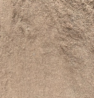 Washed sand material for landscaping and construction projects
